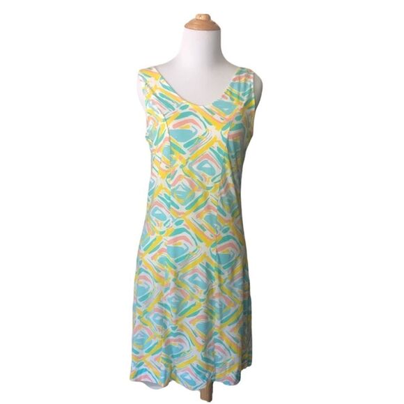Lauren James Sleeveless pastel cotton knit dress
